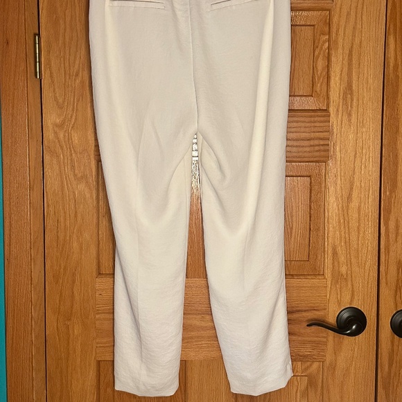 Express - Cream Textured Dress Pants - Size 10 - Picture 3 of 4